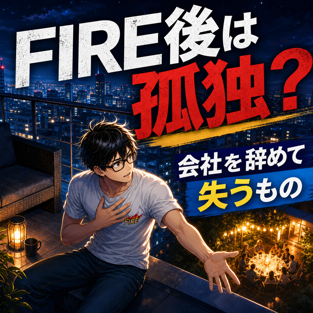 FIRE後は孤独になりやすい？会社を辞めると失いやすいもののサムネイル