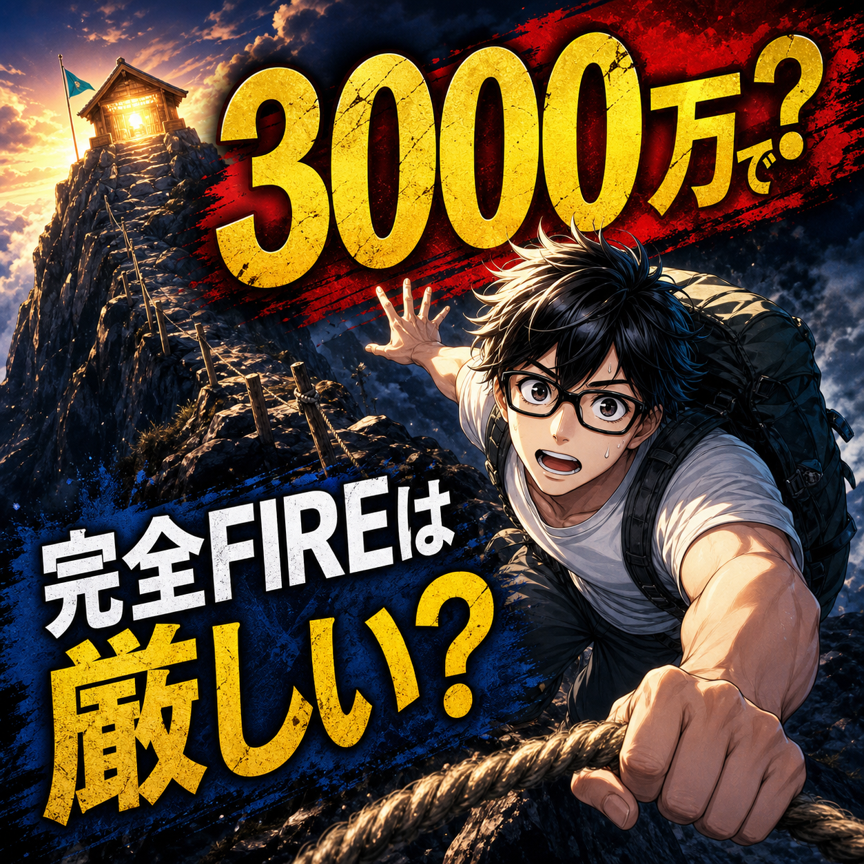 3000万円でFIREできる？かなり厳しい？それでも可能性はある？のサムネイル