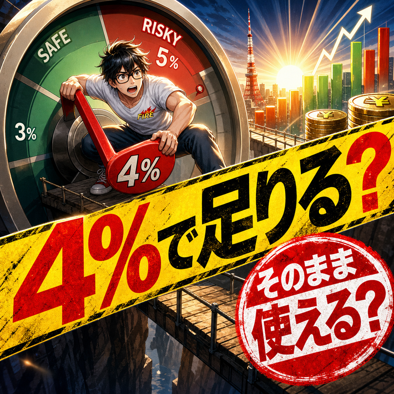 FIREの4%ルールとは？日本でそのまま使っていいのか経験者目線で考えるのサムネイル