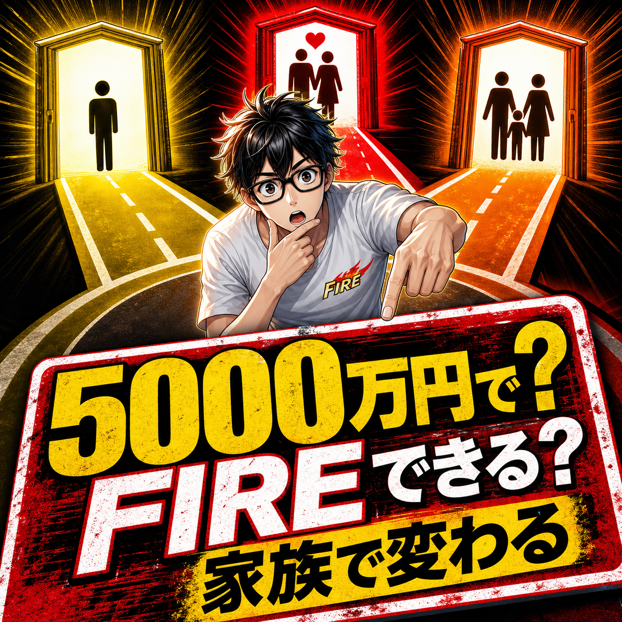 5000万円でFIREできる？独身・夫婦・子持ちで変わる現実のサムネイル