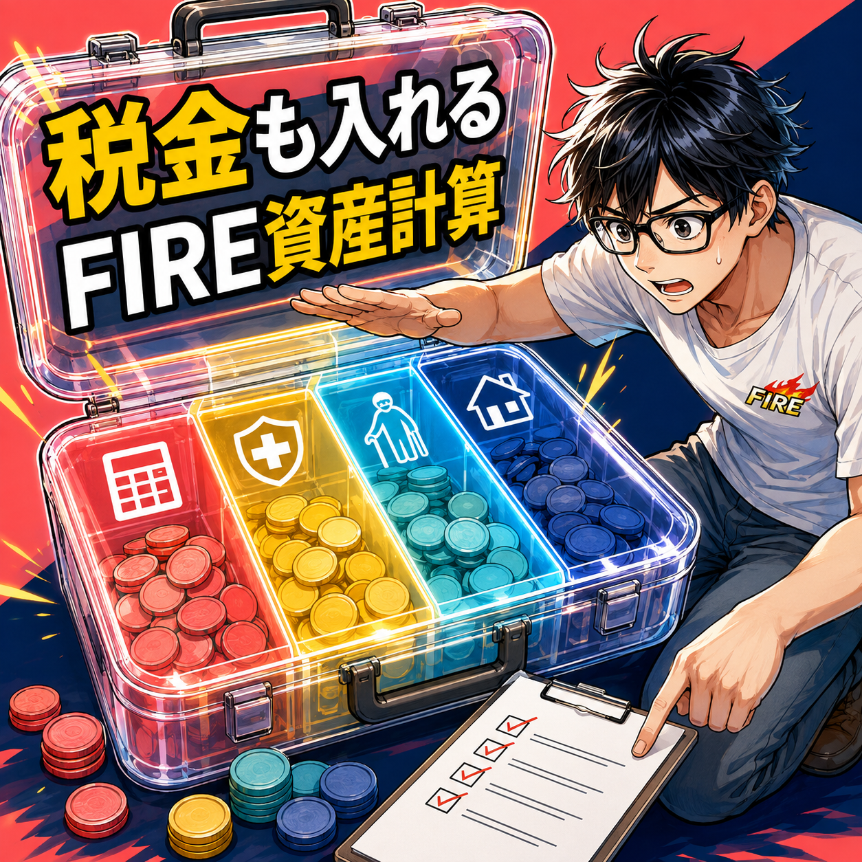FIRE必要資産の計算に税金・社会保険料をどう入れる？のサムネイル