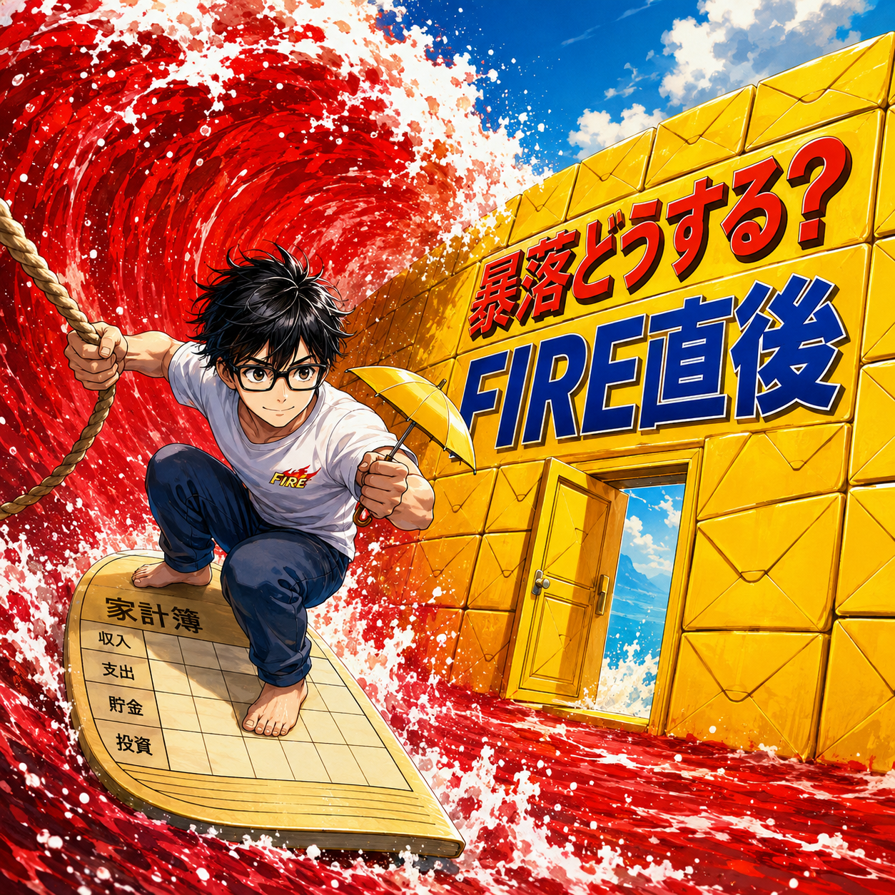 FIRE直後に暴落したらどうする？売らないための現金ルールのサムネイル