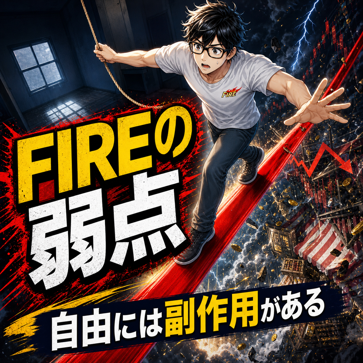 FIREのデメリットは何？実際にやって分かった弱点のサムネイル