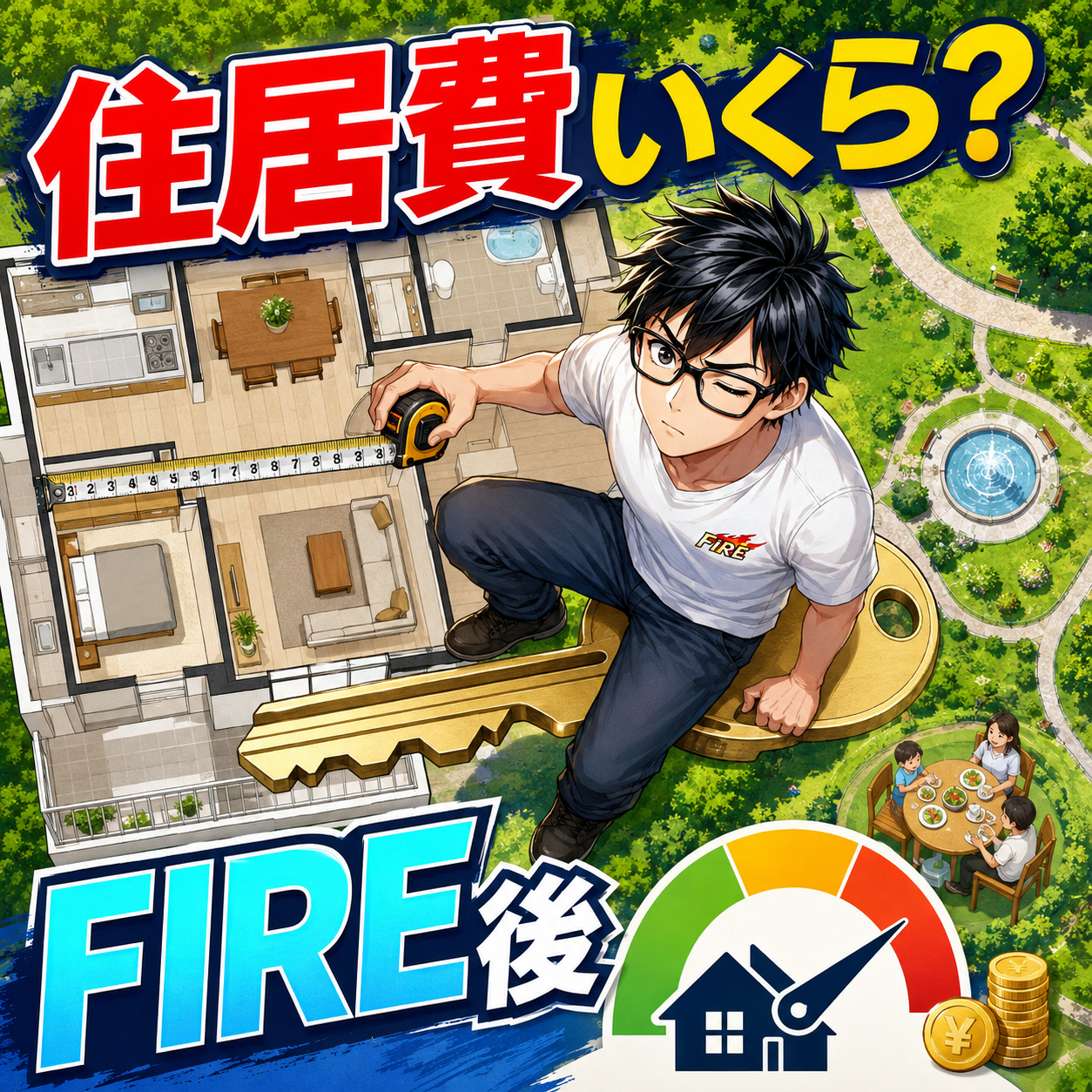 FIRE後の住居費はいくらまで？生活費に占める割合の考え方のサムネイル