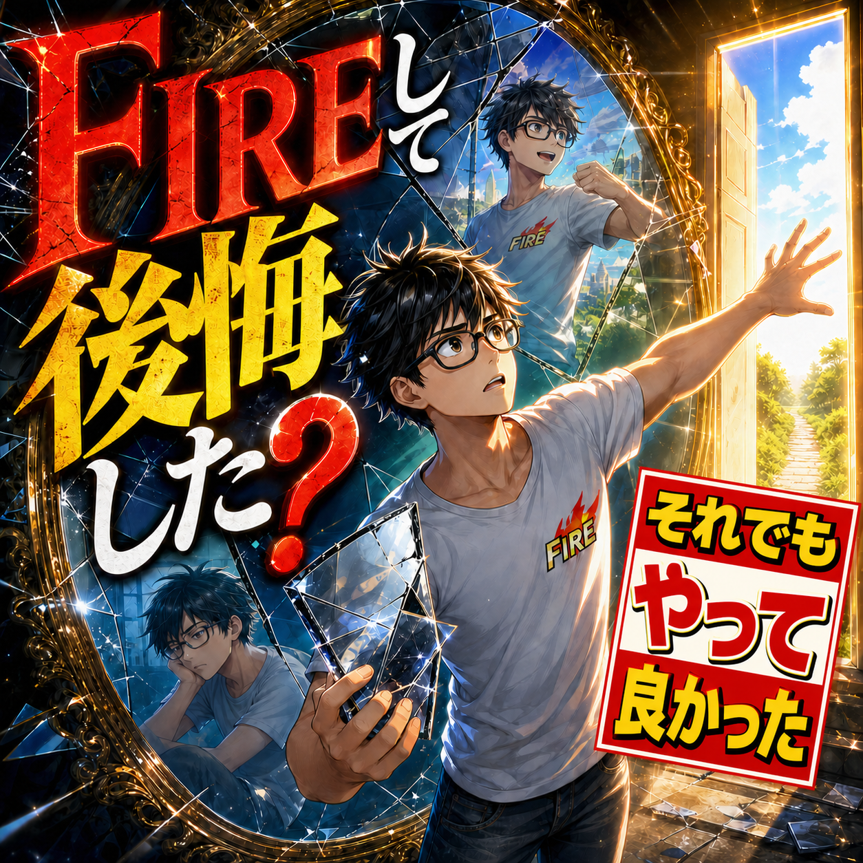 FIREして後悔したことはある？経験者が本音で答えるのサムネイル