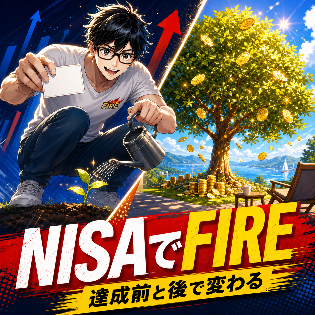FIREとNISAの相性は？達成前と達成後で考え方は変わるのサムネイル