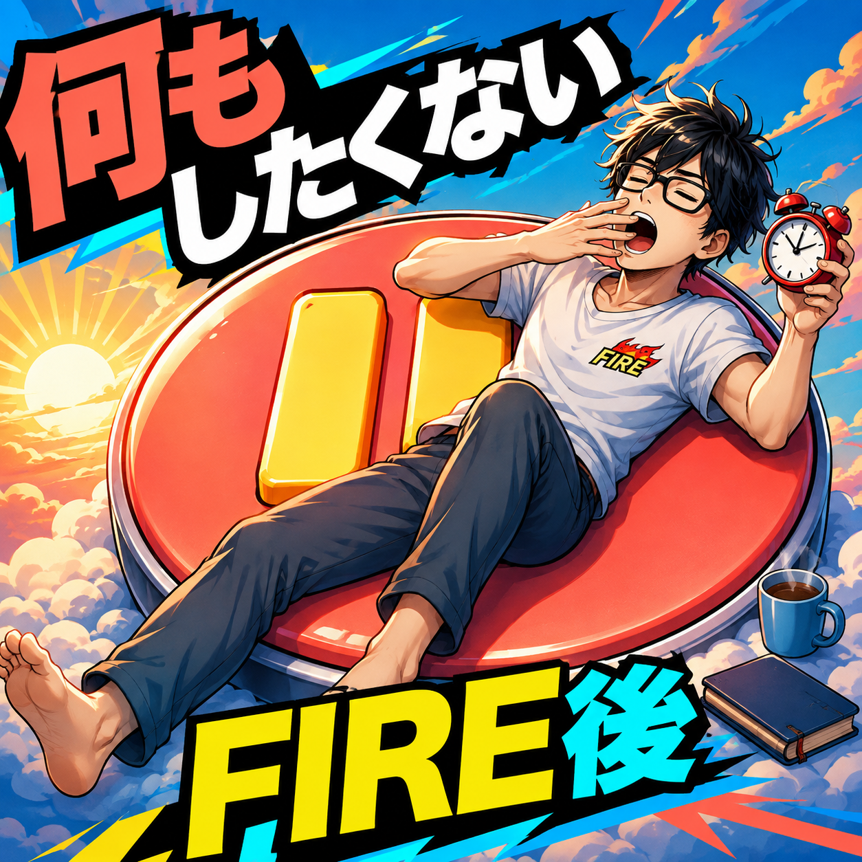 FIRE後に何もしたくないのはなぜ？燃え尽きと休む期間のサムネイル
