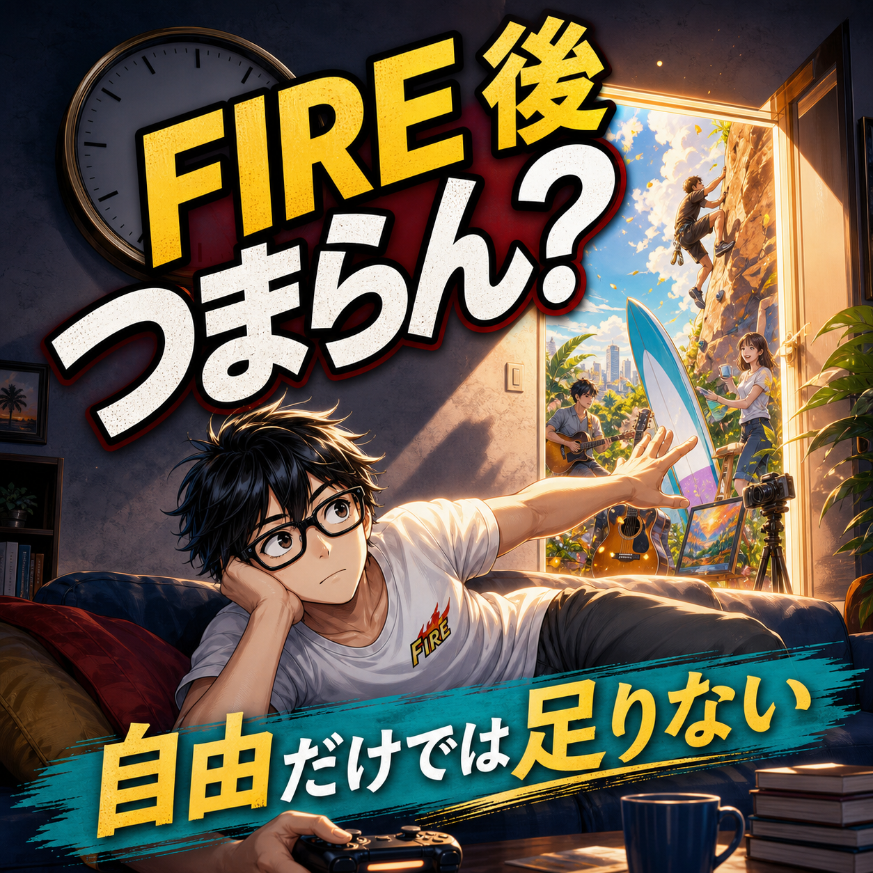 FIREするとつまらない？自由になっても満たされない理由のサムネイル