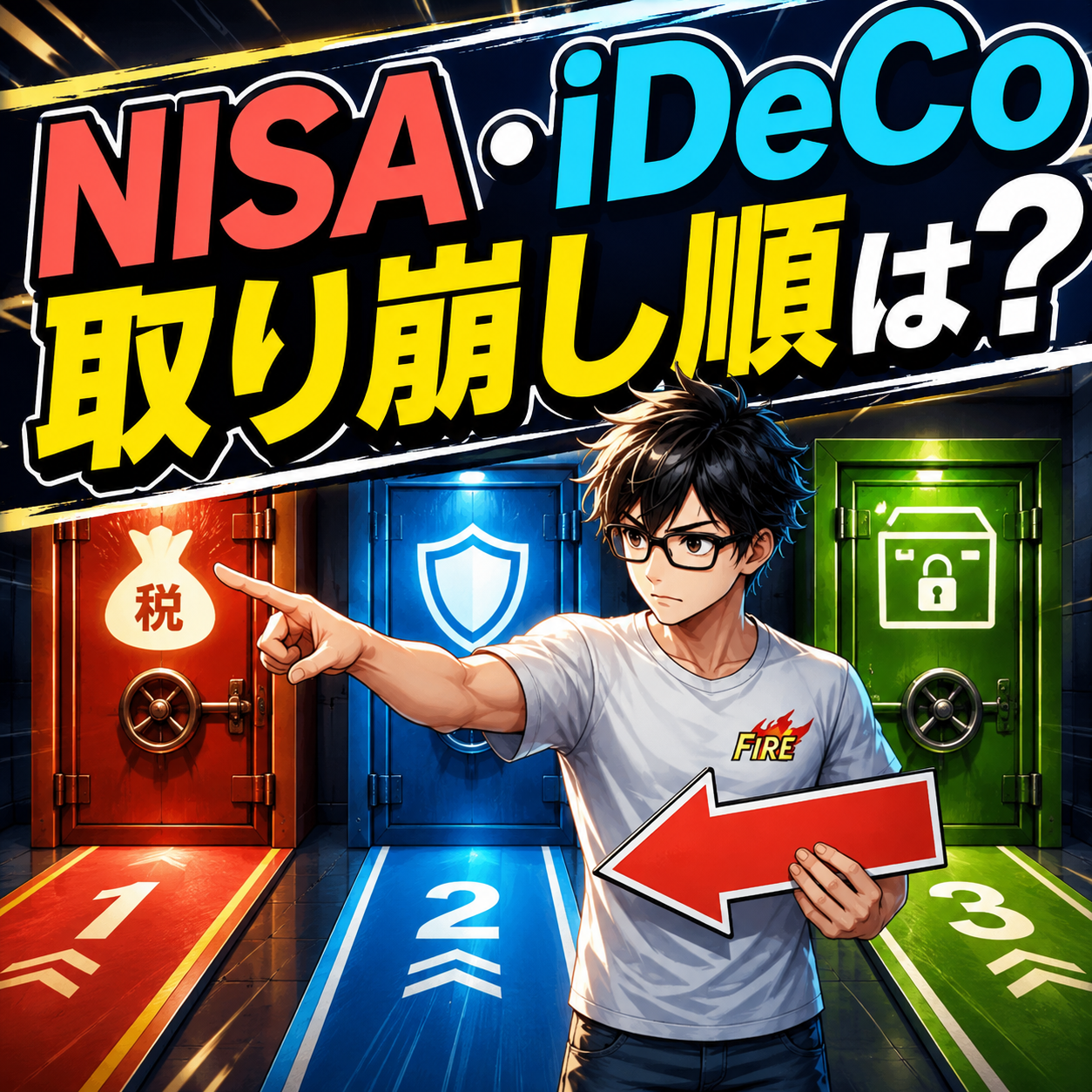NISA・課税口座・iDeCo、FIRE後はどの順番で取り崩す？のサムネイル