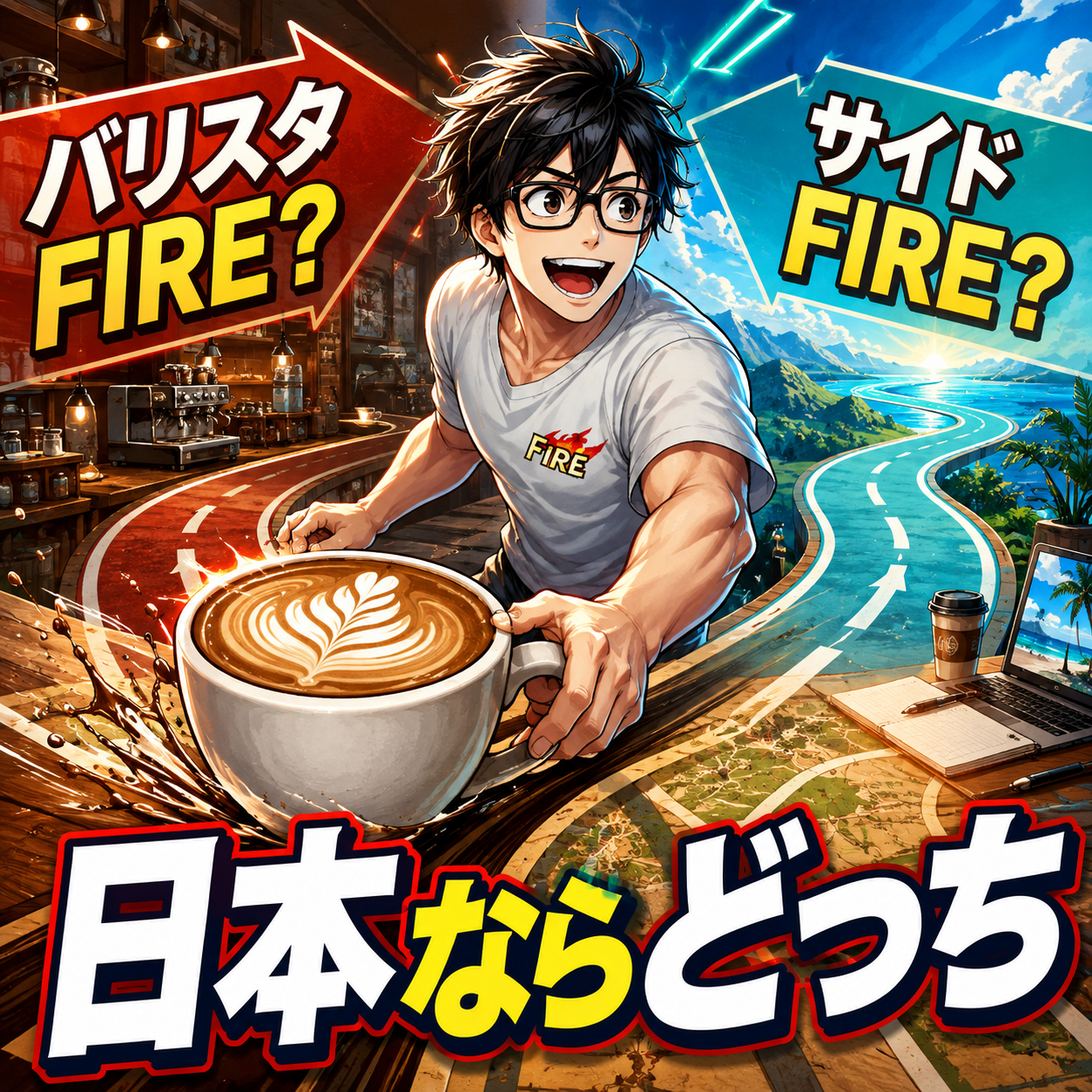 サイドFIREとバリスタFIREの違いとは?日本で現実的なのはどっち?のサムネイル