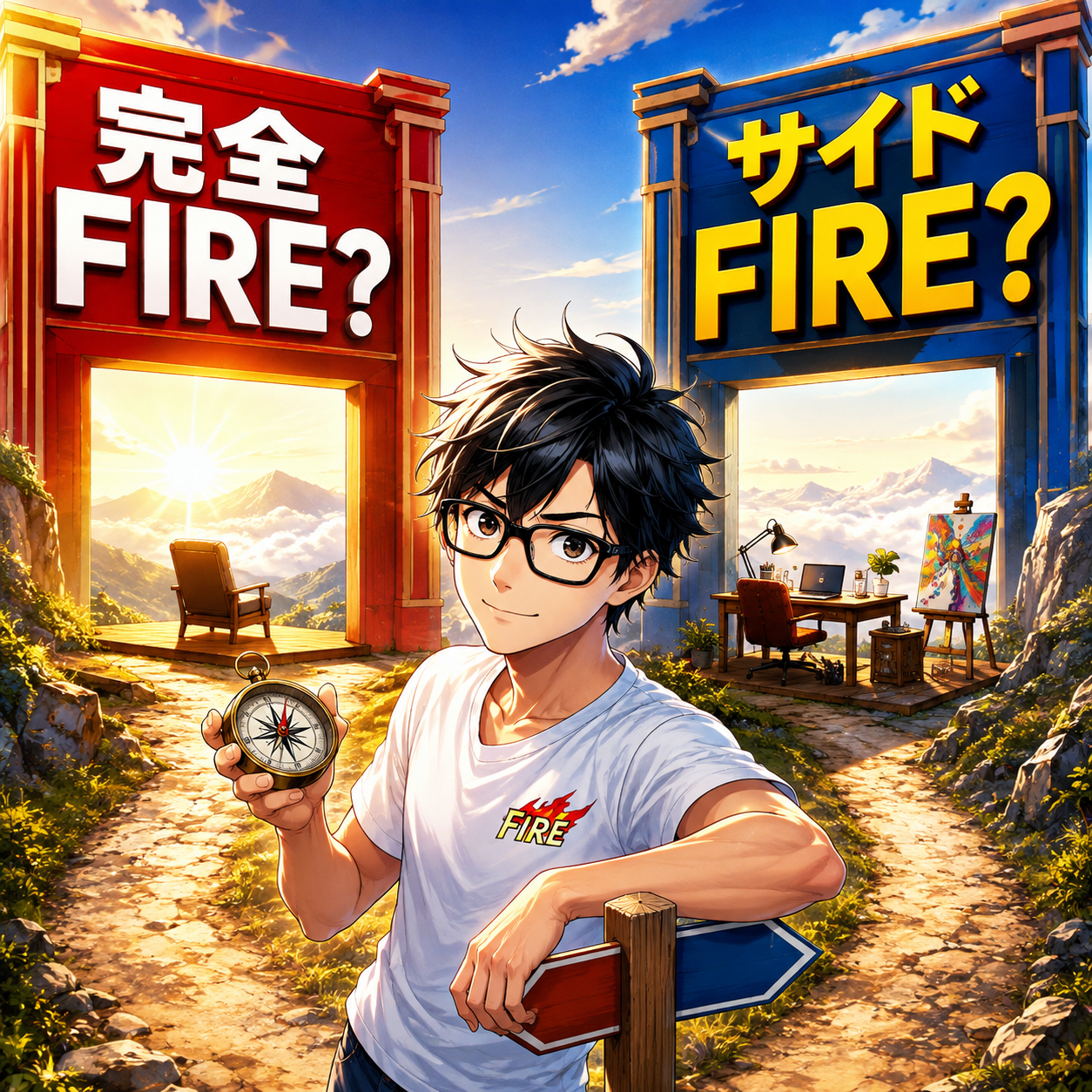 サイドFIREと完全FIREはどっちがいい?必要資産・仕事・幸福度を徹底比較のサムネイル