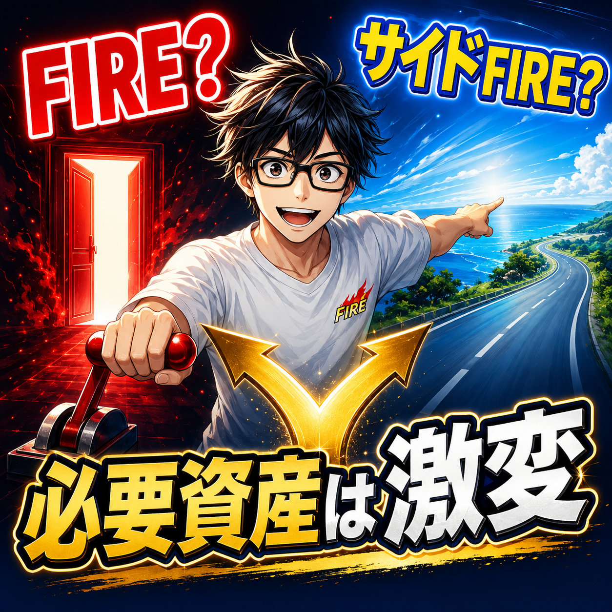 サイドFIREとFIREの違いとは？必要資産はいくら変わる？のサムネイル