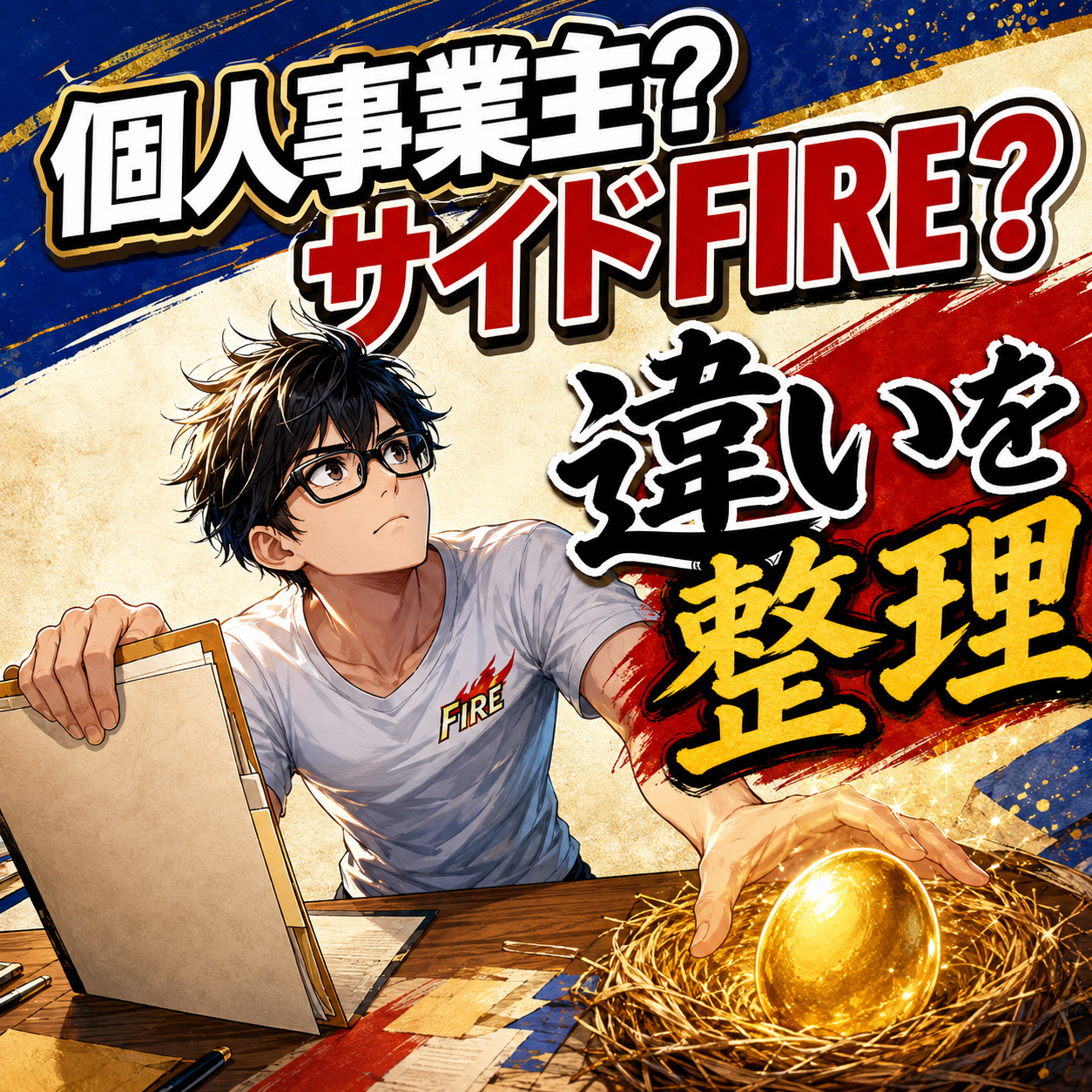 サイドFIREと個人事業主の違いとは?収入・税金・自由度を比較のサムネイル