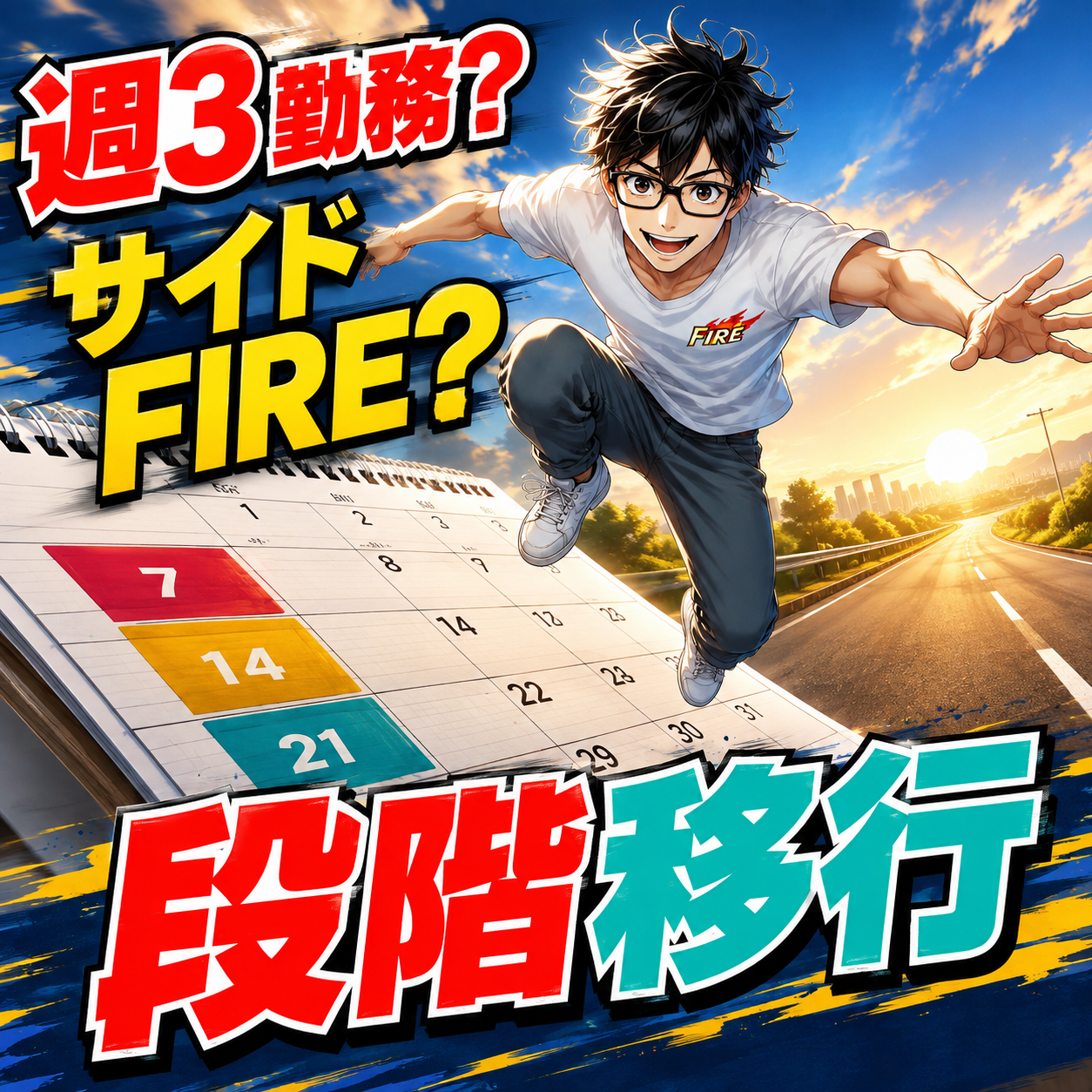 サイドFIREと週3勤務はどっちがおすすめ？必要資産と自由時間を比較のサムネイル