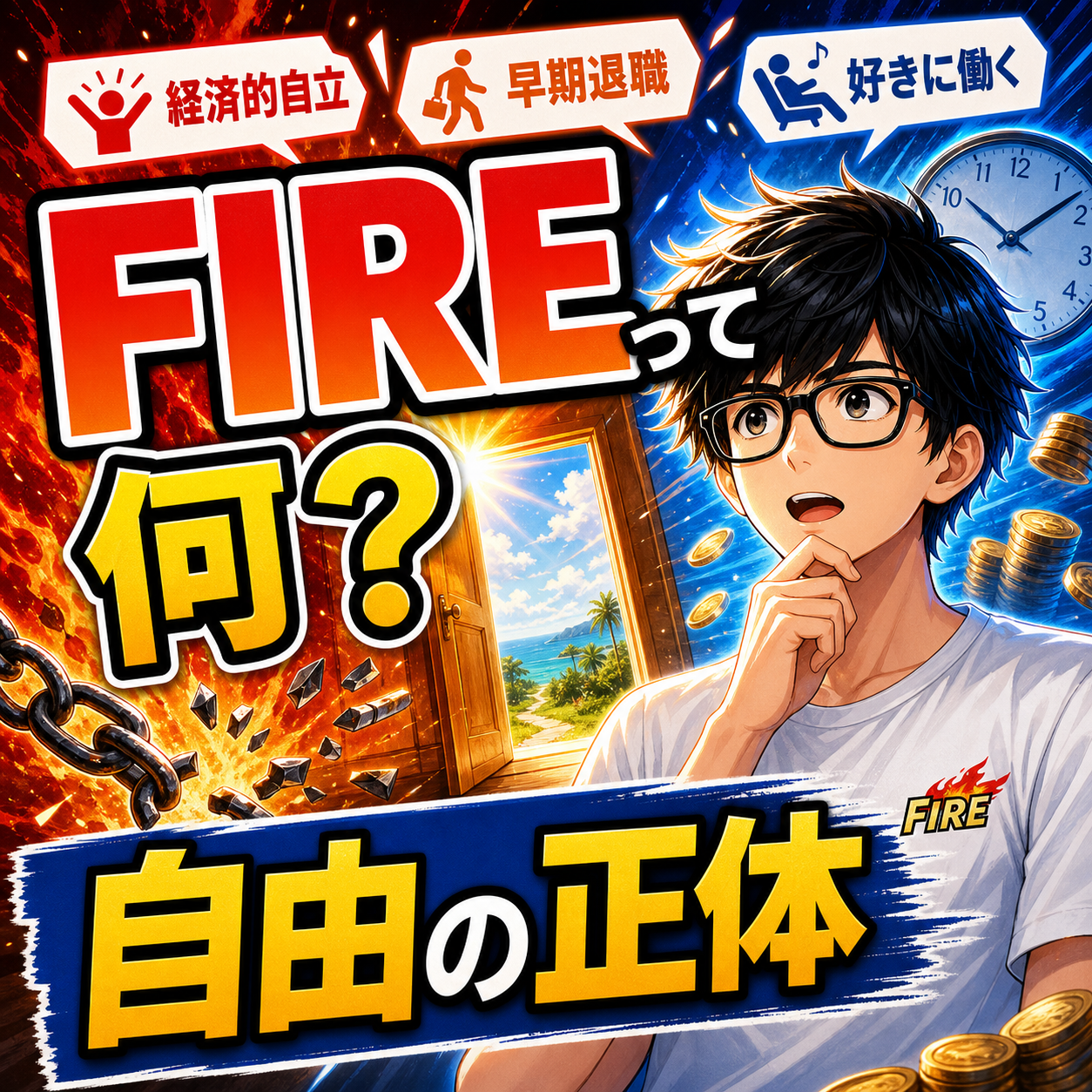 FIREとは？意味・種類・メリット・デメリットを経験者目線でわかりやすく解説のサムネイル
